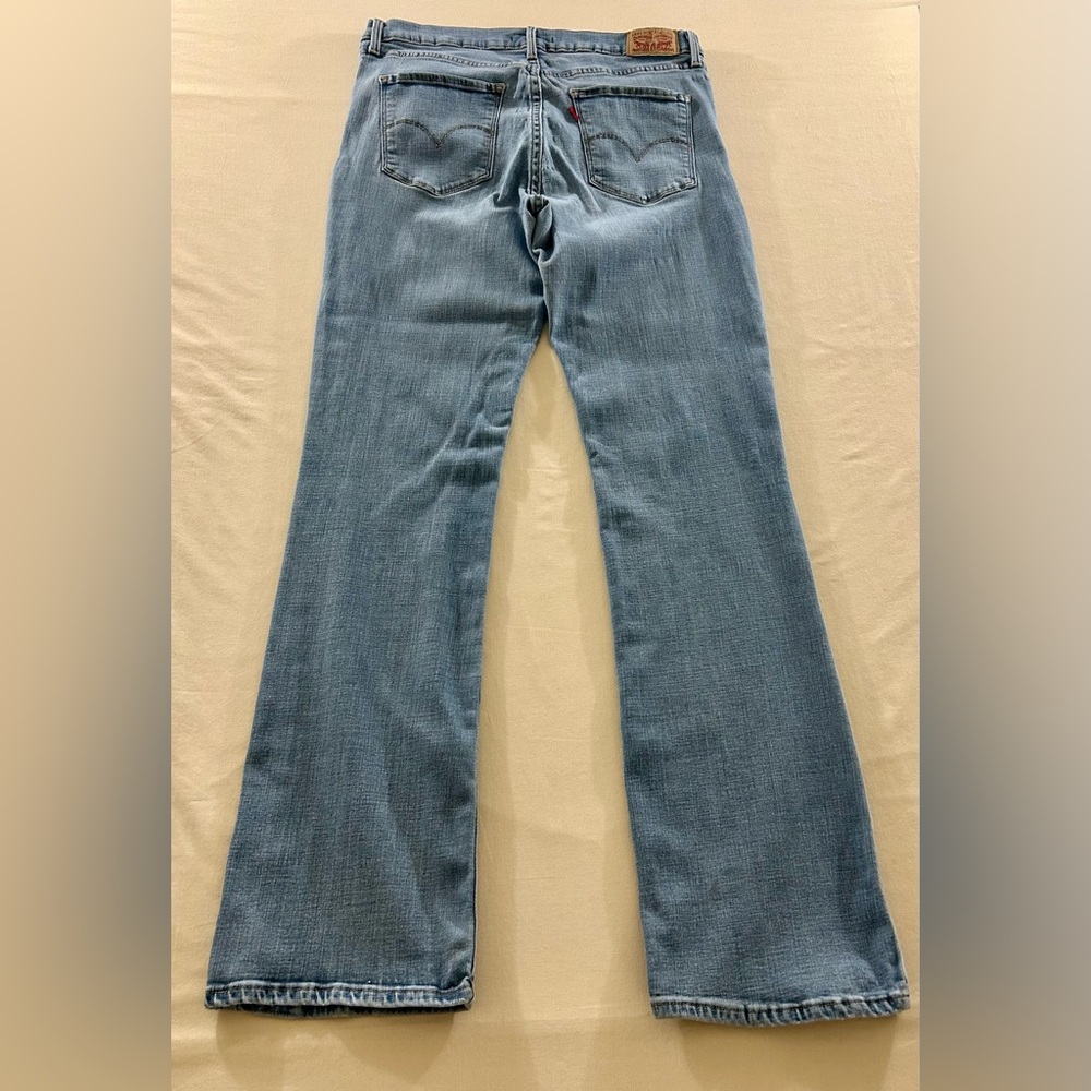 LEVIS WOMENS BLUE JEANS 315 SHAPING BOOTCUT SIZE 32 LONG - Picture 6 of 12